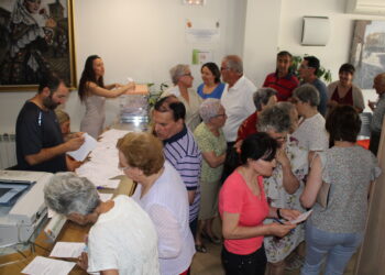 Masiva respuesta popular en Macotera para la votación de los candidatos y candidatas a la corte de honor de las fiestas