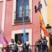 La tradicional Mariseca anuncia ya en el balcón del Ayuntamiento de Peñaranda los festejos taurinos del mes de agosto