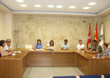 Pleno en Babilafuente con el visto bueno de los tres grupos políticos a la dedicación parcial de la alcaldesa Carmen Gómez