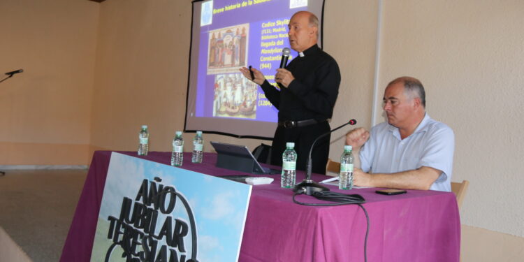 Rafael Pascual en Mancera de Abajo: «La Sábana Santa tiene aún muchas cosas por descubrir y es muy interesante»