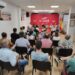 Encuentro del PSOE en Peñaranda: «El día 23 corremos el riesgo de que otros destrocen en un mes todo lo que hemos hecho»