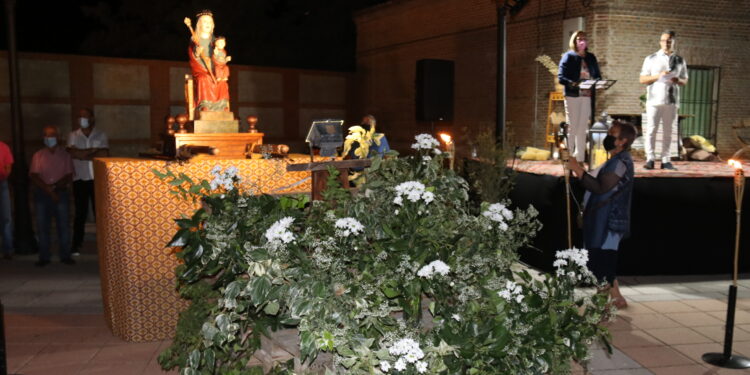 Todo listo en Paradinas de San Juan para el recibimiento de esta noche a su patrona, Nuestra Señora del Hinojal