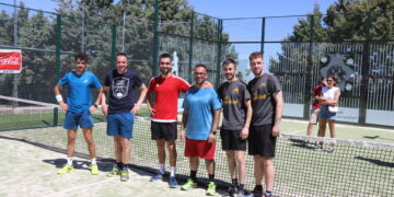 Pablo Domínguez y Javier Cabo ganan el torneo de pádel Ferias y Fiestas de Peñaranda que finaliza con éxito de participantes