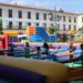 Los niños vuelven a protagonizar la mañana del Jueves de Ferias en Peñaranda con la multiactividad infantil en la plaza Nueva