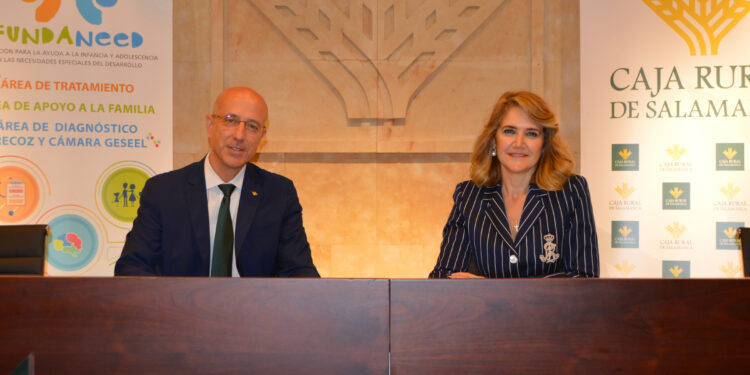 Caja Rural de Salamanca apoya a la fundación Fundaneed de ayuda a niños y jóvenes con necesidades especiales