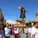 Zorita de la Frontera dedica sus bailes al Arcángel San Miguel en una animada procesión con vivas al santo y al pueblo