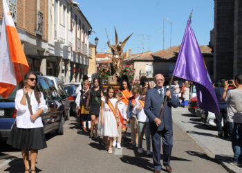 Peñaranda vive la última fiesta local del año 2023 con los actos religiosos en honor de su patrón, San Miguel Arcángel