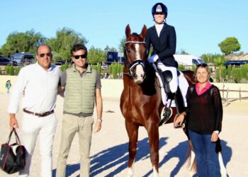 Medalla de bronce en el Campeonato de España de Caballos Jóvenes para el peñarandino Deseado JB, de Javier Bolao