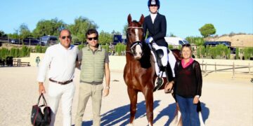 Medalla de bronce en el Campeonato de España de Caballos Jóvenes para el peñarandino Deseado JB, de Javier Bolao