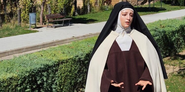 Mancera de Abajo acoge una imagen de Santa Teresa de Jesús, obra de Romero Zafra, y que saldrá en procesión en Salamanca