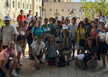Tierra Santa recibe a los participantes en la peregrinación del Arciprestazgo de Peñaranda-Calvarrasa-Las Villas