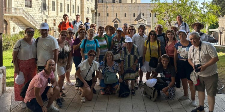 Tierra Santa recibe a los participantes en la peregrinación del Arciprestazgo de Peñaranda-Calvarrasa-Las Villas