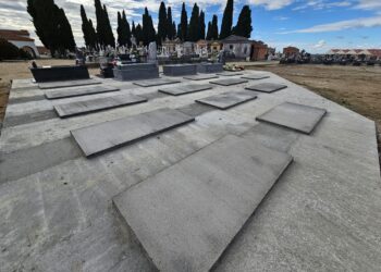 Ocupado ya al 40 por ciento el último cuartel de sepulturas en el cementerio de Peñaranda tras la ampliación realizada en junio