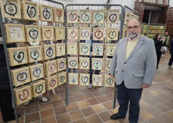 La Vera Cruz más internacional llega a Peñaranda en una gran exposición que puede visitarse en la iglesia de San Luis