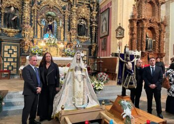 Sin romería en Arabayona de Mógica: la lluvia impide realizar la procesión y desluce el día grande de las fiestas de octubre