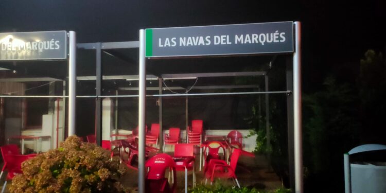 Los pasajeros del tren de media distancia a Madrid parados en Las Navas del Marqués por una incidencia tras la caída de un árbol