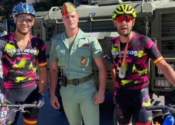 El villorejo Daniel González Martín participa en la prueba ciclista de la «Desértica» en Almería, una de las más exigentes del país