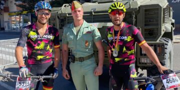 El villorejo Daniel González Martín participa en la prueba ciclista de la «Desértica» en Almería, una de las más exigentes del país