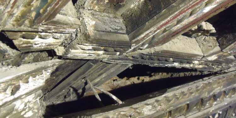 Rágama salva «in extremis» su bello artesonado mudéjar con una compleja intervención en la que se invertirán casi 90.000 euros