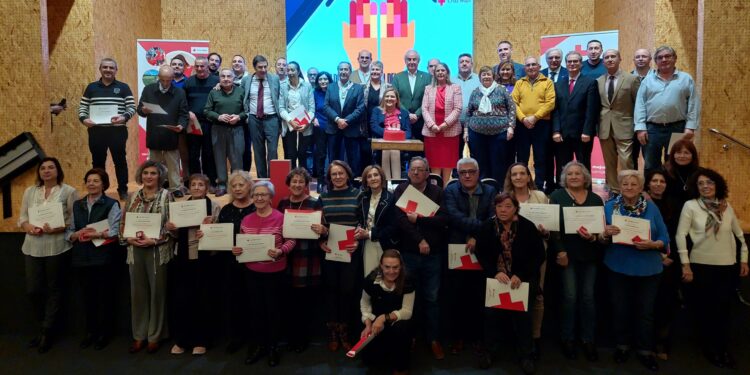 Medalla de plata de Cruz Roja en su 150 aniversario para 11 voluntarios y voluntarias de la Asamblea Comarcal de Peñaranda