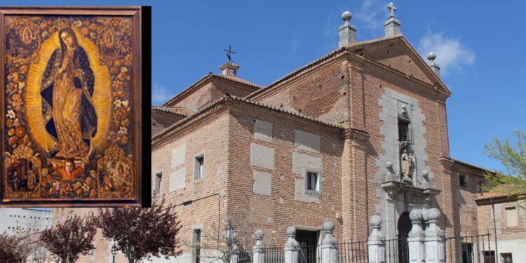 Peñaranda conserva un lienzo del siglo XVIII que representa a la Virgen de Guadalupe y que puede verse en las Carmelitas
