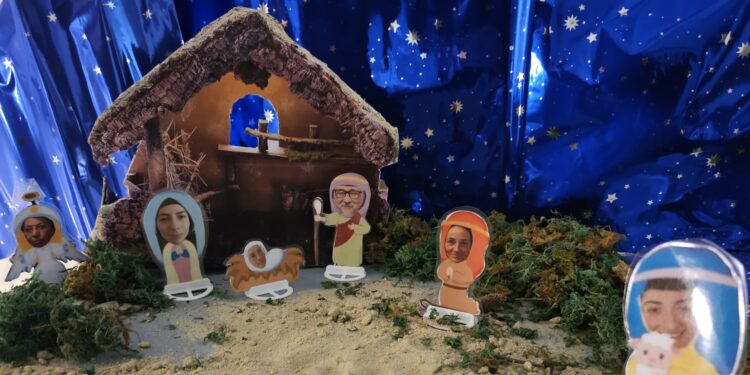 Nueva edición del Belén municipal en Peñaranda: los trabajadores del Ayuntamiento convertidos en personajes del nacimiento