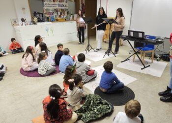 Los «Copos de corcheas» inauguran las actividades navideñas de la Escuela Municipal de Música de Peñaranda
