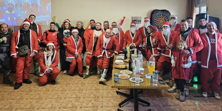 La ruta navideña «Moto-Noel» acaba en Cantaracillo tras pasar por Bóveda, Mancera de Abajo, Gimialcón, Paradinas y Aldeaseca