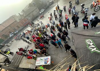 La «Papanoelada» de Villoria desafía al frío este sábado para compartir la magia de la Navidad sobre dos ruedas