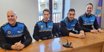 Policías locales que salvan vidas en Peñaranda: «no sé si fue la formación recibida o la fortuna pero salió todo rodado»