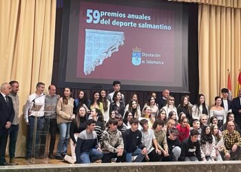 Mario García Romo, Salina de Oro y Lorena Martín, Salina de Plata en los 59 Premios Anuales del Deporte Salmantino