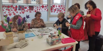Cruz Roja retoma en Peñaranda las actividades y talleres con las personas mayores para promover el envejecimiento activo