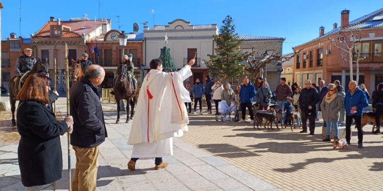 Macotera se suma a las localidades que festejan a San Antón y celebra la misa seguida de la bendición de los animales