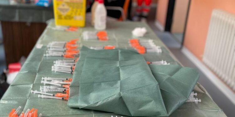 Floja respuesta en Peñaranda en el maratón de vacunas de gripe y covid con 55 dosis administradas durante el sábado y el domingo