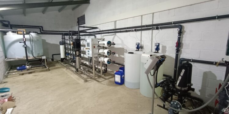 Excelentes resultados de la nueva planta de ósmosis de Villoria que espera en breve recuperar la normalidad en el agua
