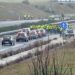 La autovía A-50 cortada a la altura de Peñaranda en dirección Ávila: siguen las enérgicas protestas del sector Primario