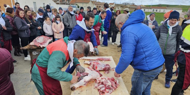 Bóveda del Río Almar reúne a vecinos y visitantes en la primera edición de la matanza tradicional con música y degustaciones