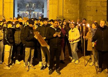 Los grupos parroquiales de Peñaranda abren los Vía Crucis de Cuaresma que se prolongarán hasta el próximo 15 de marzo