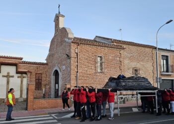 La cofradía peñarandina del Cristo del Humilladero estrenará la primera fase del nuevo paso en el traslado del Martes Santo