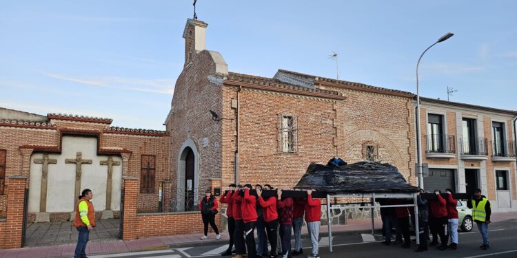 La cofradía peñarandina del Cristo del Humilladero estrenará la primera fase del nuevo paso en el traslado del Martes Santo