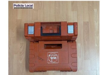 Una foto de objetos perdidos subida por la Policía Local de Peñaranda destapa robos de herramientas a empresas de la zona