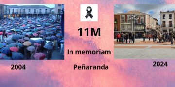 20 años del 11M: el recuerdo de una de las manifestaciones más multitudinarias que se recuerdan en las plazas de Peñaranda