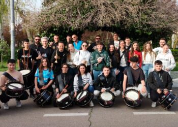 La banda de cornetas y tambores de las Hermandad de Cofradías de Peñaranda cierra sus ensayos para la Semana Santa