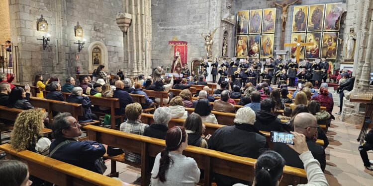 Peñaranda y Tordesillas vuelven a hermanarse a través de la música cofrade con un brillante concierto en la iglesia parroquial