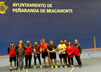 Hilario Martín y Óscar López se proclaman campeones en el torneo eliminatorio de frontenis disputado en Peñaranda