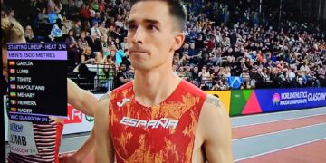 Suerte desigual para los atletas de la tierra en Glasgow: Mario García Romo pasa a la final de 1500 y Lorena Martín, eliminada