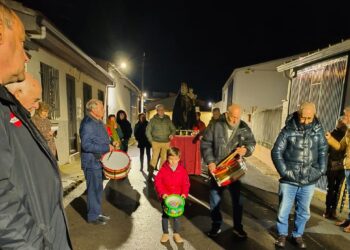 Moríñigo, la localidad más pequeña de Las Villas que celebró su procesión del Viernes Santo aprovechando la tregua del tiempo