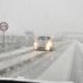 La comarca de Peñaranda se cubre en menos de media hora con una intensa nevada que complica la circulación de vehículos