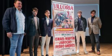Ismael Martín, Jarocho y Pedro Andrés lidiarán la novillada con picadores organizada en Villoria para el domingo 7 de abril