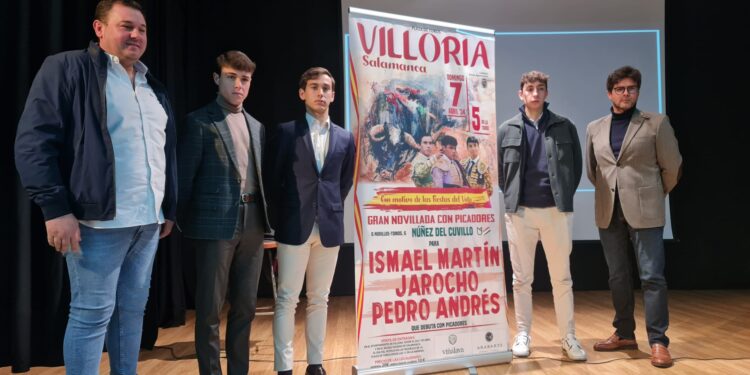 Ismael Martín, Jarocho y Pedro Andrés lidiarán la novillada con picadores organizada en Villoria para el domingo 7 de abril